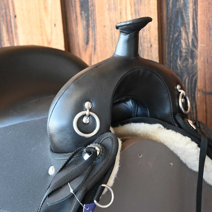16" ABETTA DELUXE SQUARE SKIRT TRAIL SADDLE Saddles - New Abetta Saddle Co