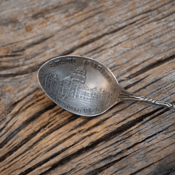 Early 1900's Sterling Silver Spoon Stamped Austin Texas