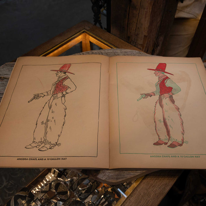 1935 Tom Mix Paint Book