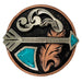 Round Albuquerque Arrow Concho Tack - Conchos & Hardware MISC   