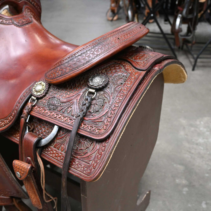 15.5" USED JERRY SHAW CUTTING SADDLE