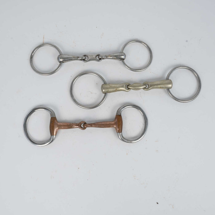 Used Assorted Snaffle Bits Set Of 3 Sale Barn Teskey's