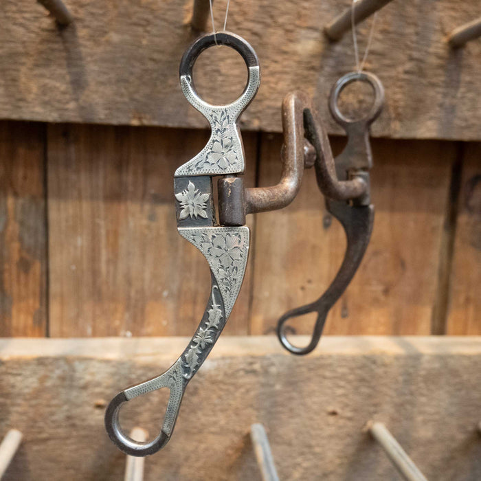 Rod Teuscher Silver Mounted Solid Port Bit