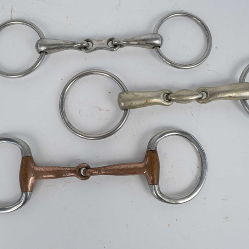 Used Assorted Snaffle Bits Set Of 3 Sale Barn Teskey's