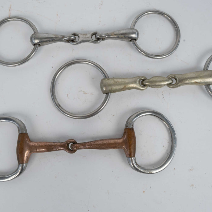 Used Assorted Snaffle Bits Set Of 3 Sale Barn Teskey's