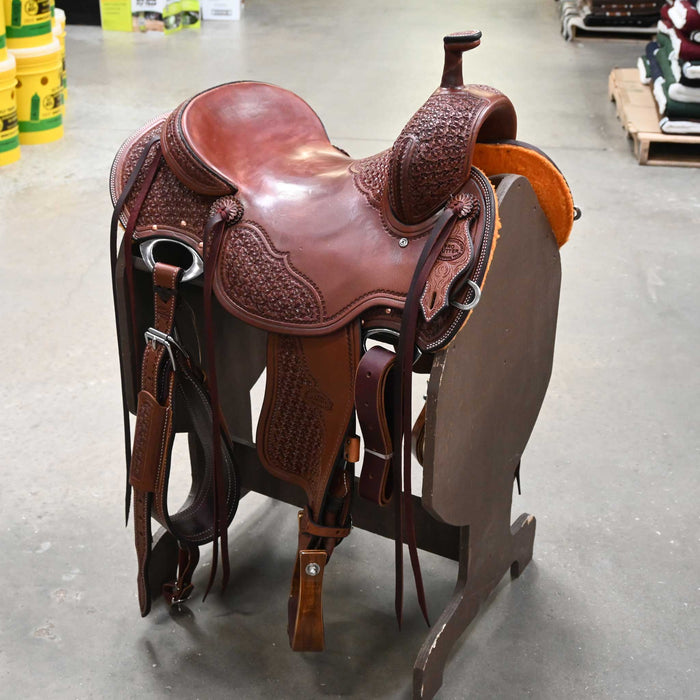 15" TESKEY'S PRO CUTTER RANCH CUTTER SADDLE