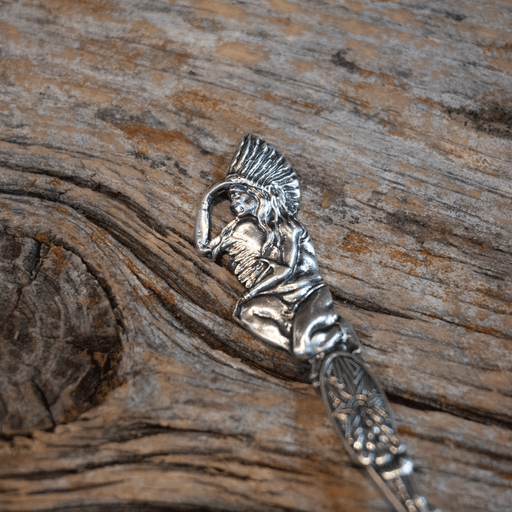 1930's Old Faith full Sterling Silver Spoon Indian Seeker Collectibles MISC