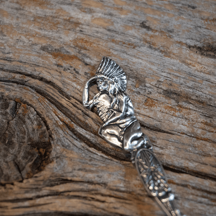 1930's Old Faith full Sterling Silver Spoon Indian Seeker Collectibles MISC
