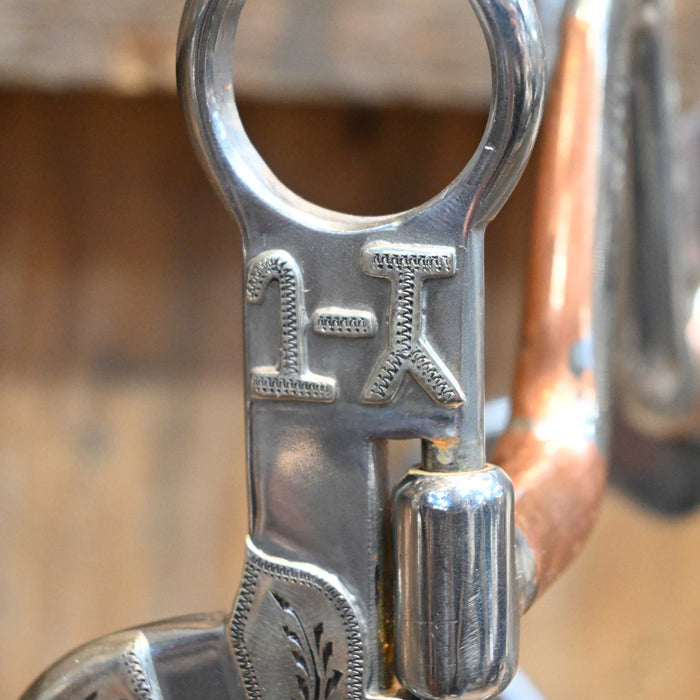 J. Vaughn #212 Solid Port Bit w/Copper Bars