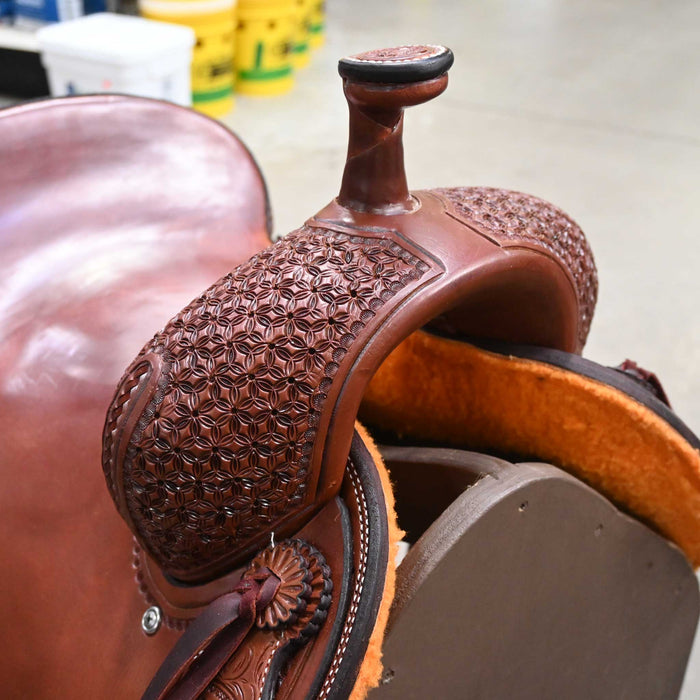 15" TESKEY'S PRO CUTTER RANCH CUTTER SADDLE