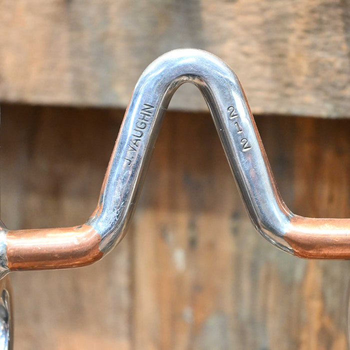 J. Vaughn #212 Solid Port Bit w/Copper Bars