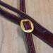 Jack Parsons 3/4" Burgundy Headstall Tack - Headstalls Jack Parsons