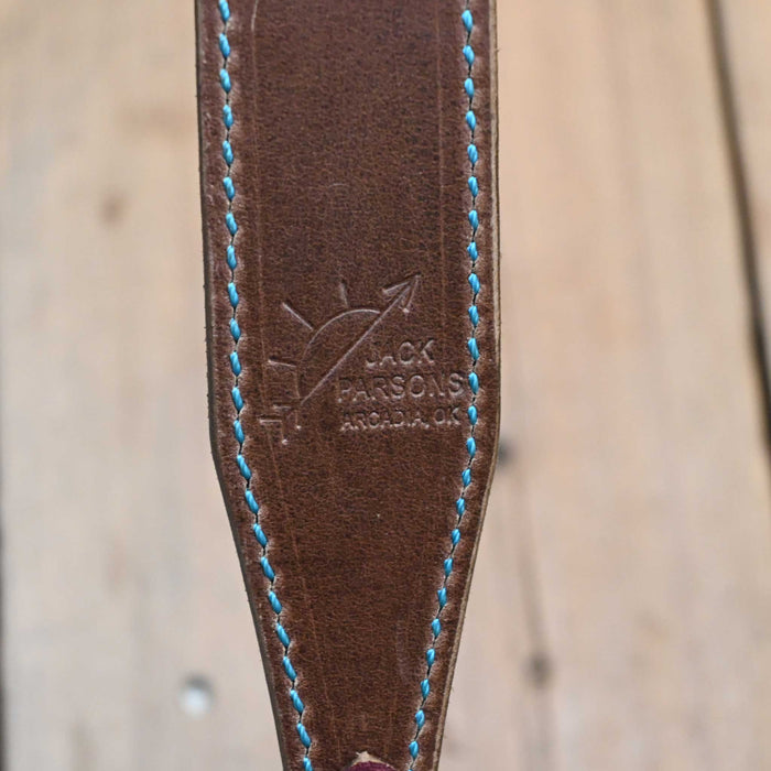 Jack Parsons 3/4" Burgundy Headstall Tack - Headstalls Jack Parsons