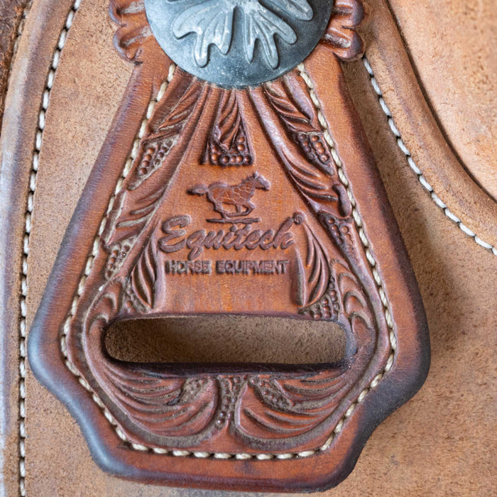 13" USED EQUI TECH TEAM ROPING SADDLE
