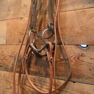 Bridle Rig - Smooth Snaffle Bit SBR491 Sale Barn MISC   