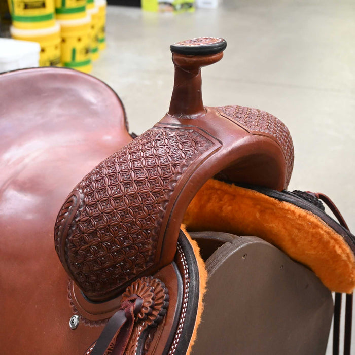 16" TESKEY'S PRO CUTTER RANCH CUTTER SADDLE