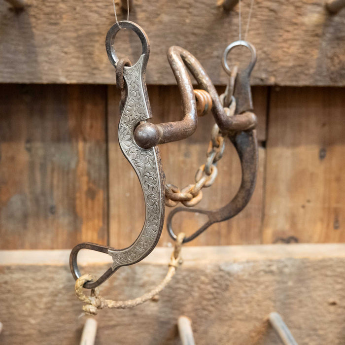 "GD" Solid Port Bit w/Copper Rings Tack - Bits MISC