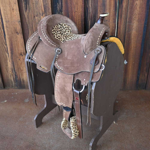 14" USED DOUBLE T BARREL SADDLE Saddles - Used DOUBLE T SADDLERY