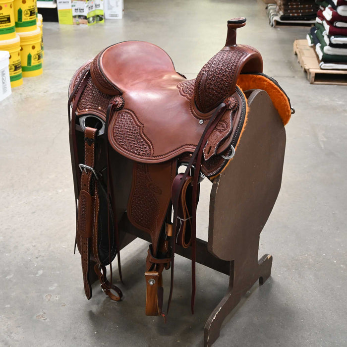 15.5" TESKEY'S PRO CUTTER RANCH CUTTER SADDLE