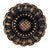 Antique Copper Sunflower Concho Tack - Conchos & Hardware - Conchos MISC   