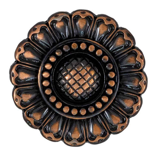 Antique Copper Sunflower Concho Tack - Conchos & Hardware MISC   