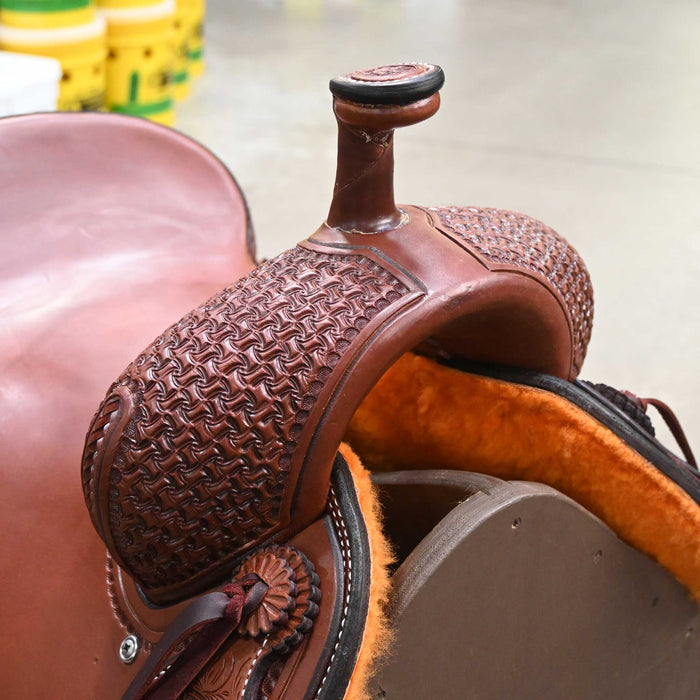15.5" TESKEY'S PRO CUTTER RANCH CUTTER SADDLE