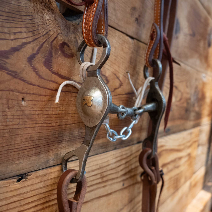 Parkey Silver Mounted Dogbone Bridle Rig