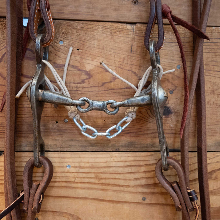 Parkey Silver Mounted Dogbone Bridle Rig