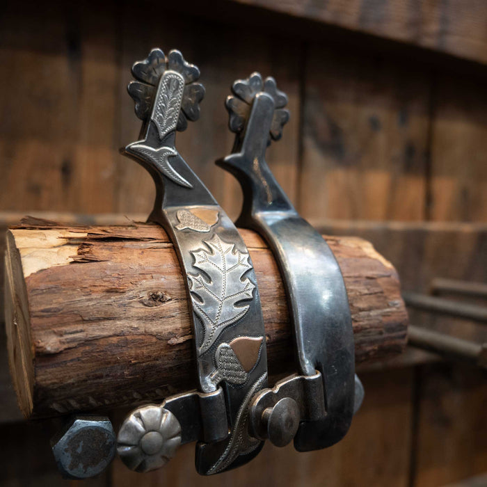 Ray Anderson #651 Mounted "R. G." 1518 Tack - Spurs Ray Anderson