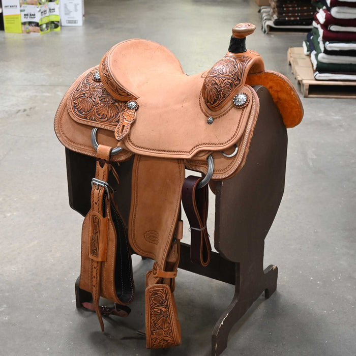 14" PATRICK SMITH TEAM ROPING SADDLE