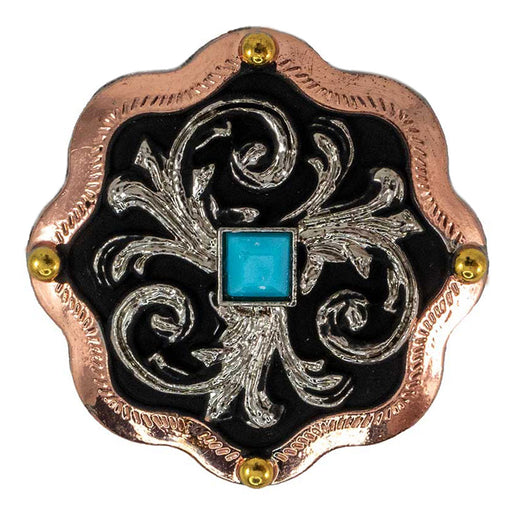 Copper Border Filigree Concho Tack - Conchos & Hardware MISC   