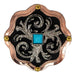 Copper Border Filigree Concho Tack - Conchos & Hardware MISC   