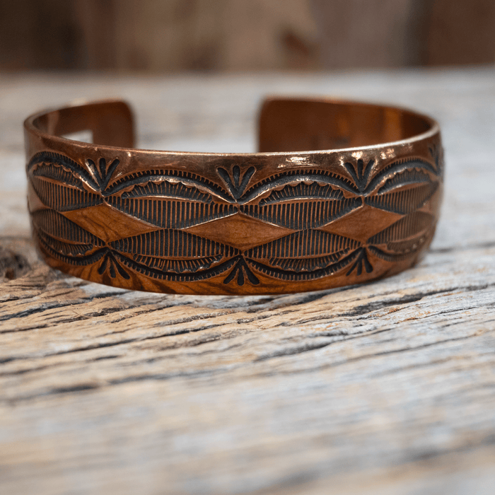 Vintage Handmade Copper Cuff