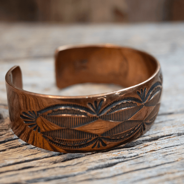 Vintage Handmade Copper Cuff