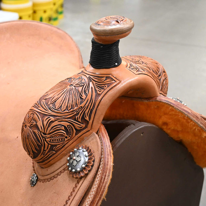 14" PATRICK SMITH TEAM ROPING SADDLE
