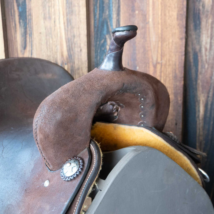 15" USED TESKEY'S BARREL SADDLE