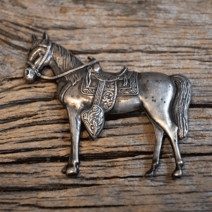 Maisels Sterling Silver Parade Horse Pin - Lapel