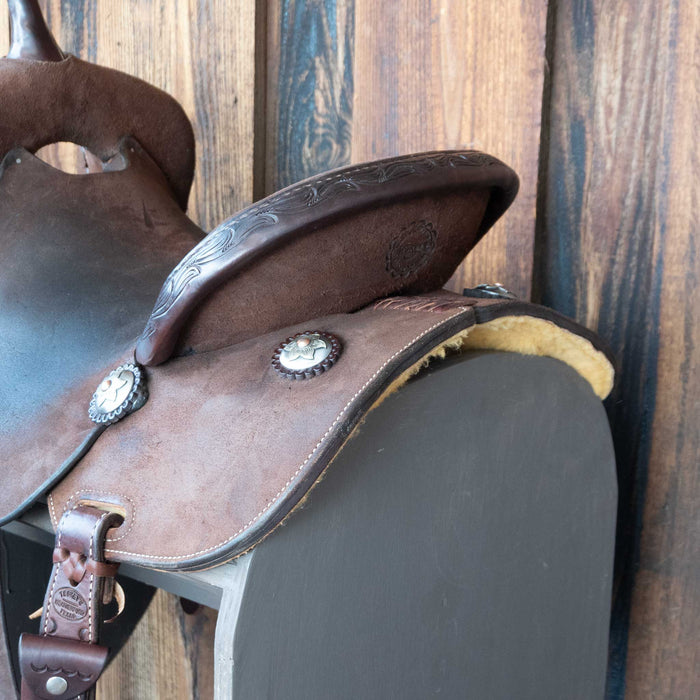 15" USED TESKEY'S BARREL SADDLE