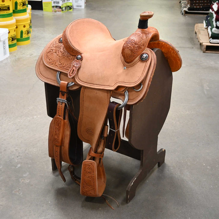 14.5" PATRICK SMITH TEAM ROPING SADDLE