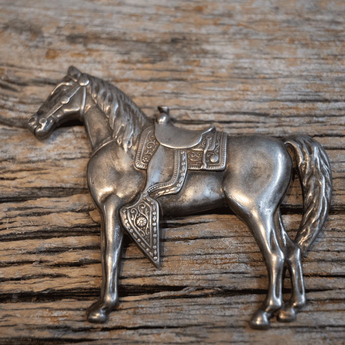 Maisels Sterling Silver Parade Horse Pin - Lapel 2197