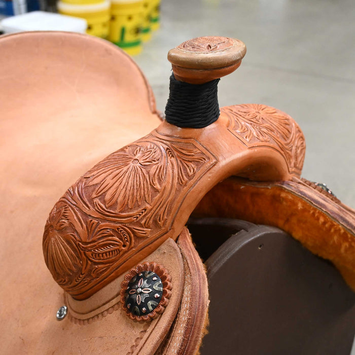 14.5" PATRICK SMITH TEAM ROPING SADDLE