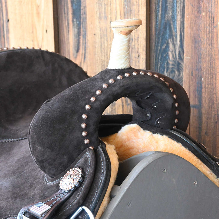 15" CIRCLE Y JOSEY MITCHELL LIGHTWEIGHT LIGHTSPEED BARREL SADDLE