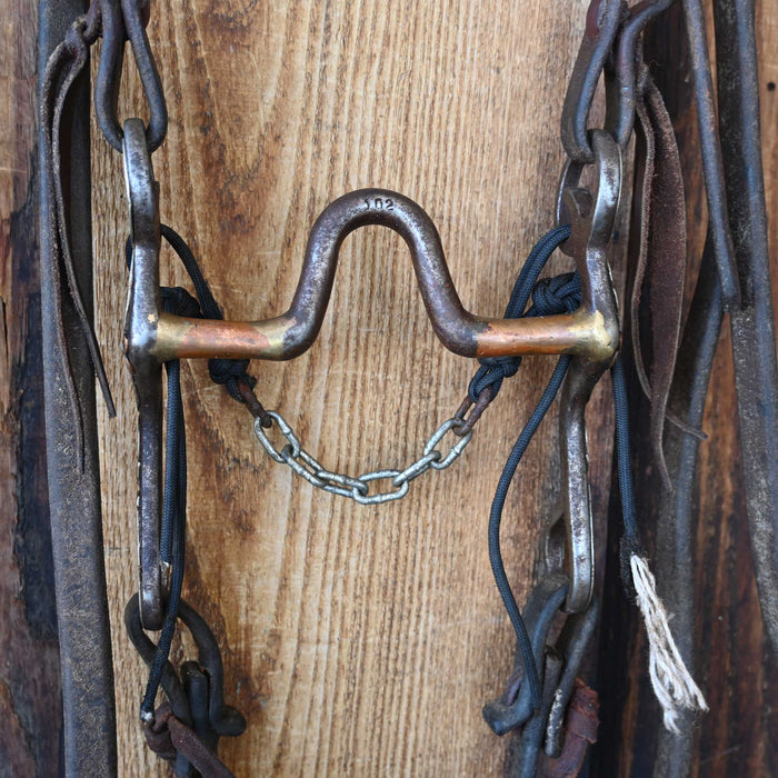 Cowpuncher Solid Port Bridle Rig w/Split Ear Headstall