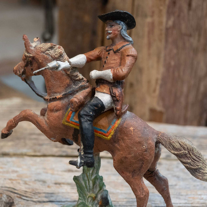 Vintage 1920's Buffalo Bill on Horseback Figure Collectibles MISC