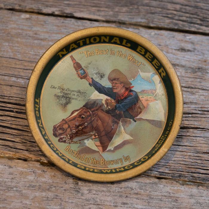 Pre-Prohibition "National Beer" Tip Tray Collectibles MISC
