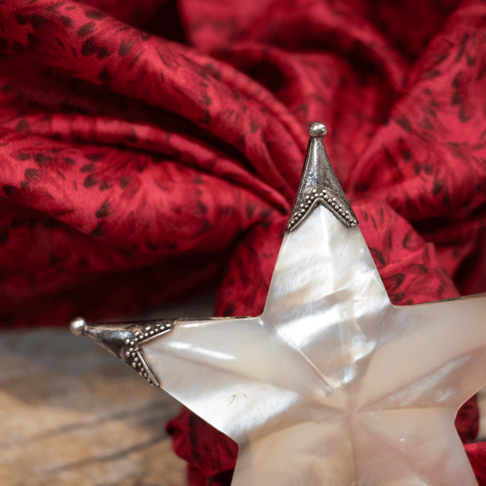 Vintage Victorian Mother of Pearl with Sterling Silver Tip - Lapel Pin