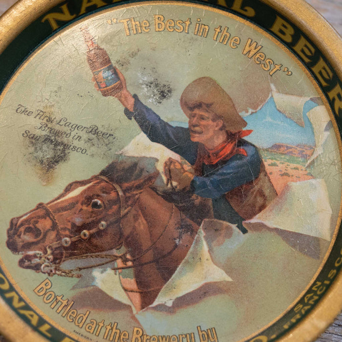 Pre-Prohibition "National Beer" Tip Tray Collectibles MISC