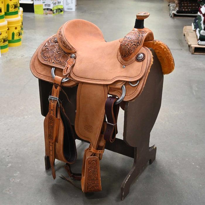 14.5" PATRICK SMITH TEAM ROPING SADDLE