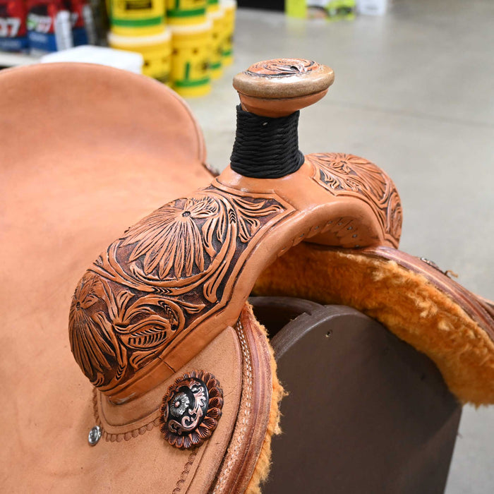 14.5" PATRICK SMITH TEAM ROPING SADDLE