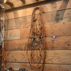 Bridle Rig - Big-O with Rings Gag BIt SBR497 Sale Barn MISC   